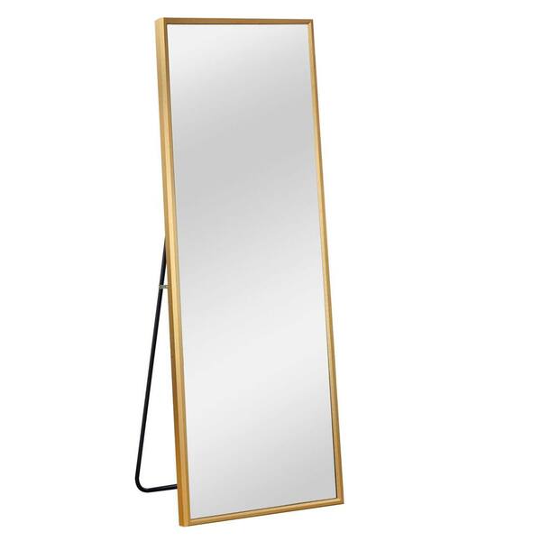 Neutype Oversized Gold Metal Hooks Modern Mirror 64 In H X 21 W Jj00553zze The Home Depot Neutype Oversized Gold Metal Hooks, Gold Full Length Mirror Home Depot