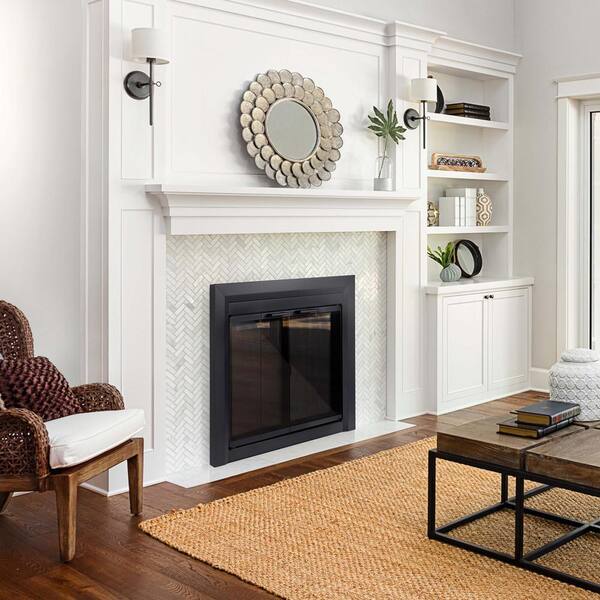 Vintage Style Solid Brass Fireplace Damper Sign – Double Sided – Open/Closed – 1 7/8 X 3.5 In