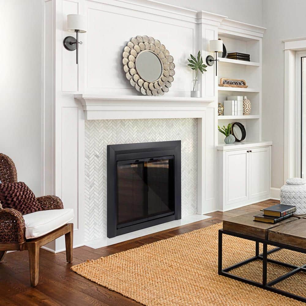 Clairmont Medium Glass Fireplace Doors price history on PriceWatchPro