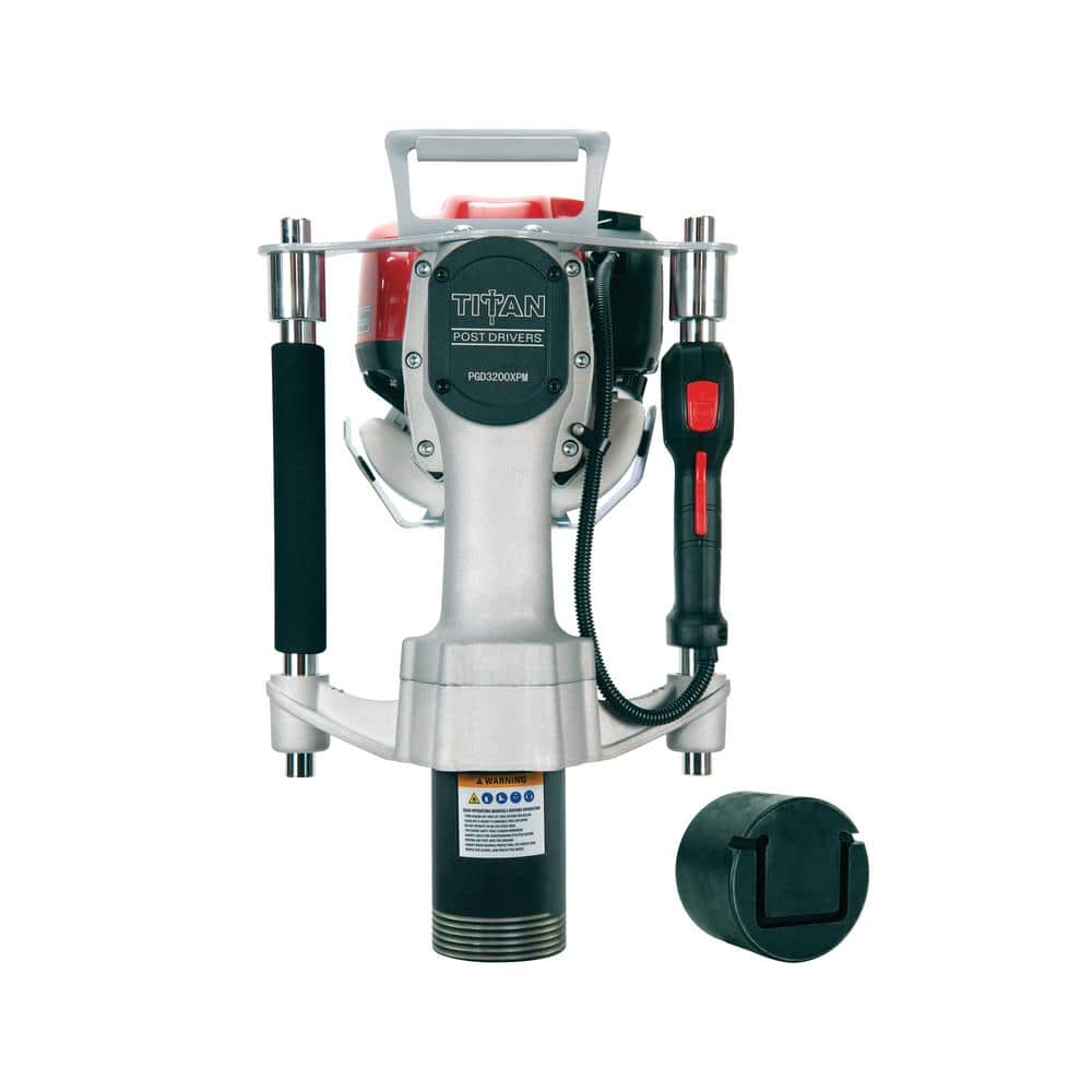 TITAN POST DRIVERS X Series Contractor Grade 4-Stroke Gas Powered Post ...