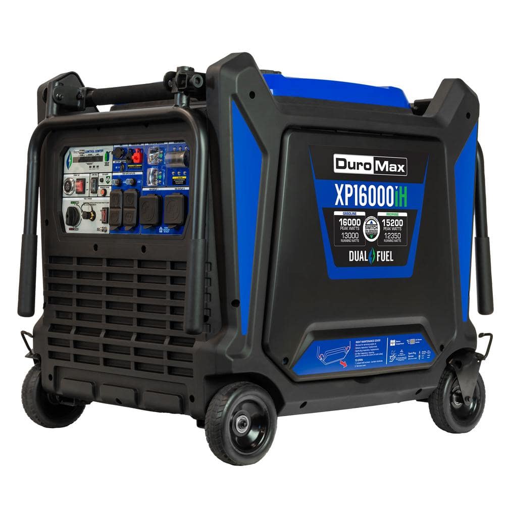 DuroMax XP16000iH 16,000 Watt Dual Fuel Portable Inverter Generator w/ Co Alert