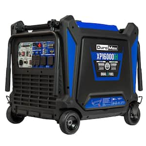 16,000 Watt V-Twin Dual Fuel Portable Digital Inverter Remote Start Generator CO Alert Shutdown Home Backup Ready