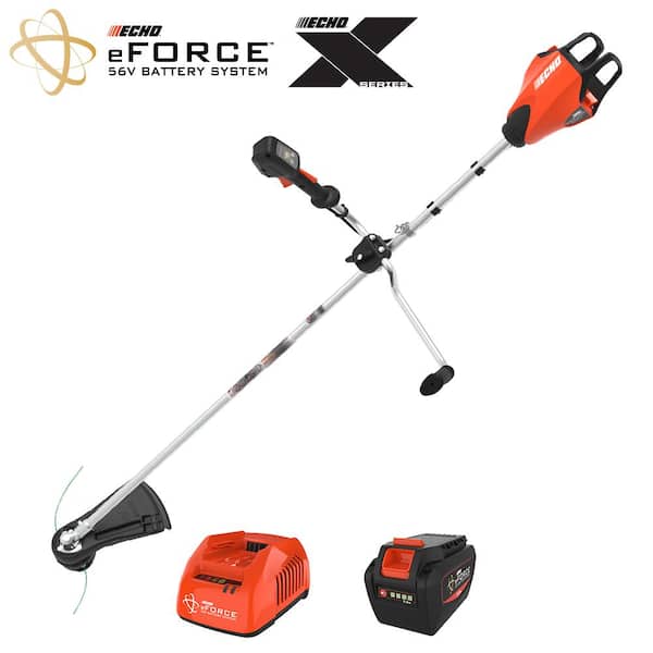 ECHO DSRM-2600UC2 eFORCE 56V X Series 17 in. Brushless Cordless Battery String Trimmer/Brushcutter with 5.0Ah Battery and Charger - 1