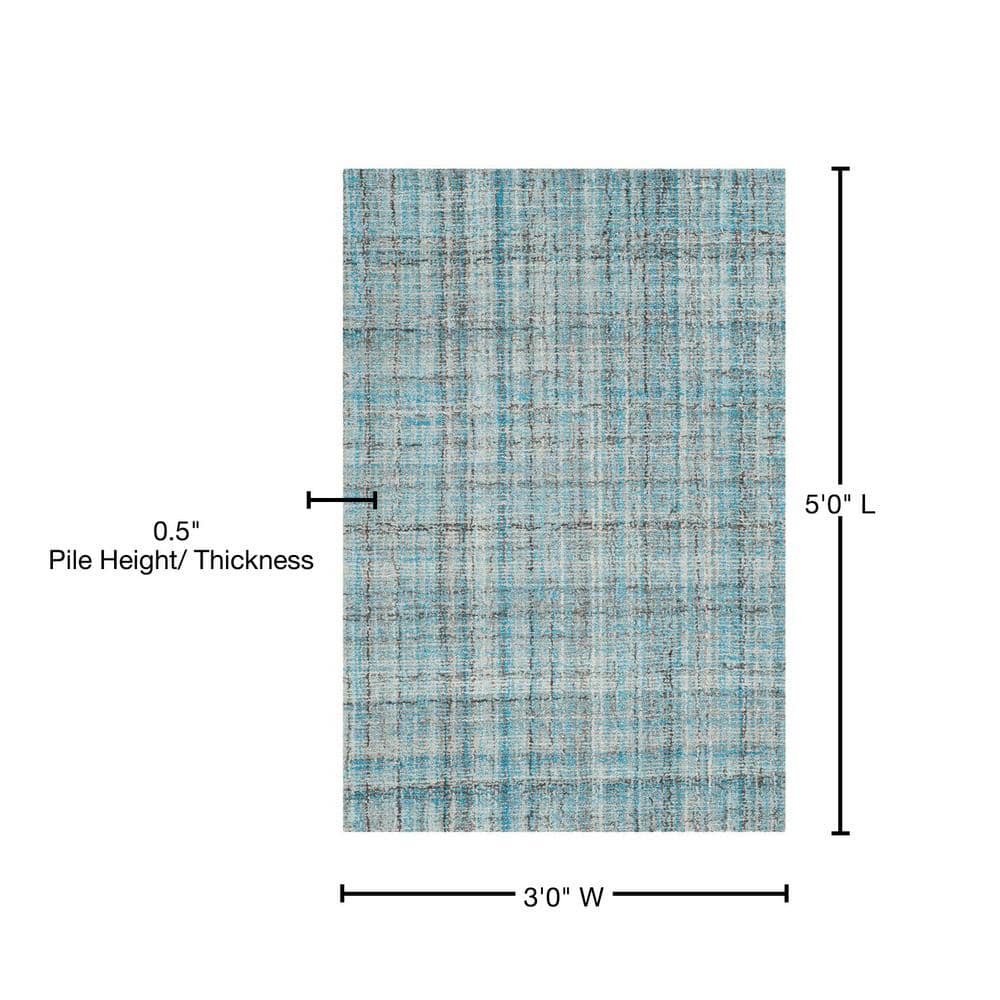 SAFAVIEH Abstract Bailey Striped Area Rug, Blue/Multi, 3' x 5'