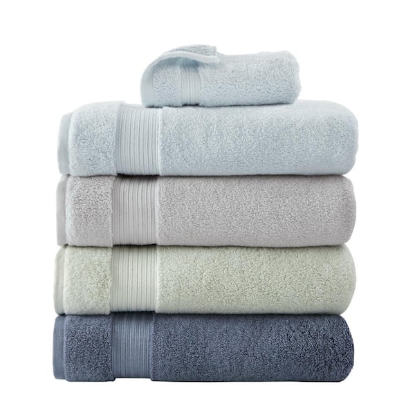 MARRIKAS 100% Egyptian Cotton 6 Piece Towel Set BLUE 