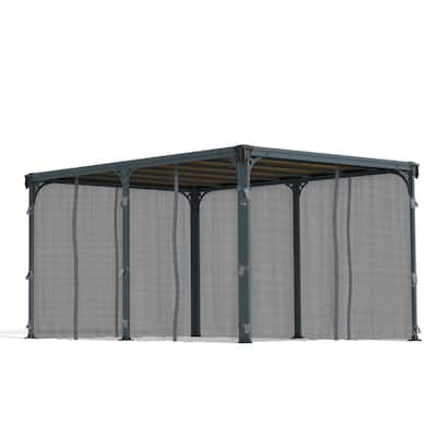 CANOPIA By PALRAM Milano 10 Ft. X 14 Ft. Gray/Bronze Outdoor Gazebo 704673