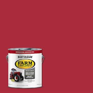 1 gal. Farm & Implement International Harvester Red Gloss Enamel Paint (2-Pack)