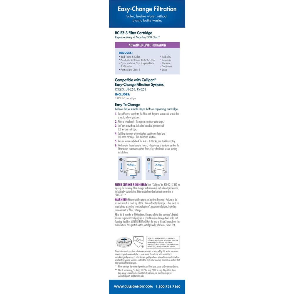 Culligan 500 Gallon Advanced Carbon Replacement Filter Cartridge
