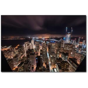 San Francisco Look Down Gallery-Wrapped Canvas Nature Wall Art 36 in. x 24 in.