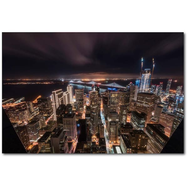  Illuminated San Francisco Skyline Diamond Painting