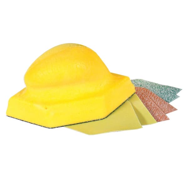 Gator Hex Sander 3 in. x 9 in. 80, 120, 220 Coarse, Medium