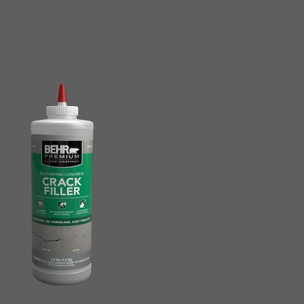 BEHR PREMIUM 1 Qt. Fast Drying Concrete Crack Filler