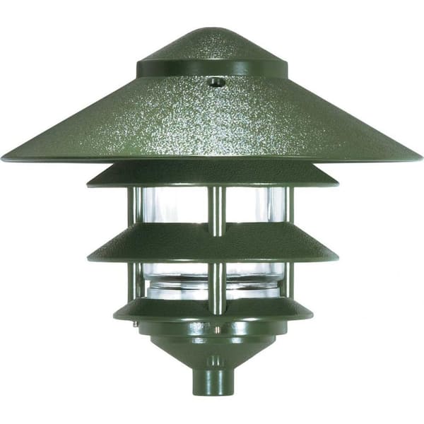 Nuvo Green Hardwired Water Resistant Path Light with No Bulbs Included