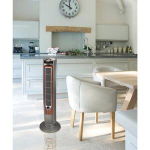 Wind Curve 42 in. 3-Speed Oscillating Tower Fan with Fresh Air Ionizer and Remote Control