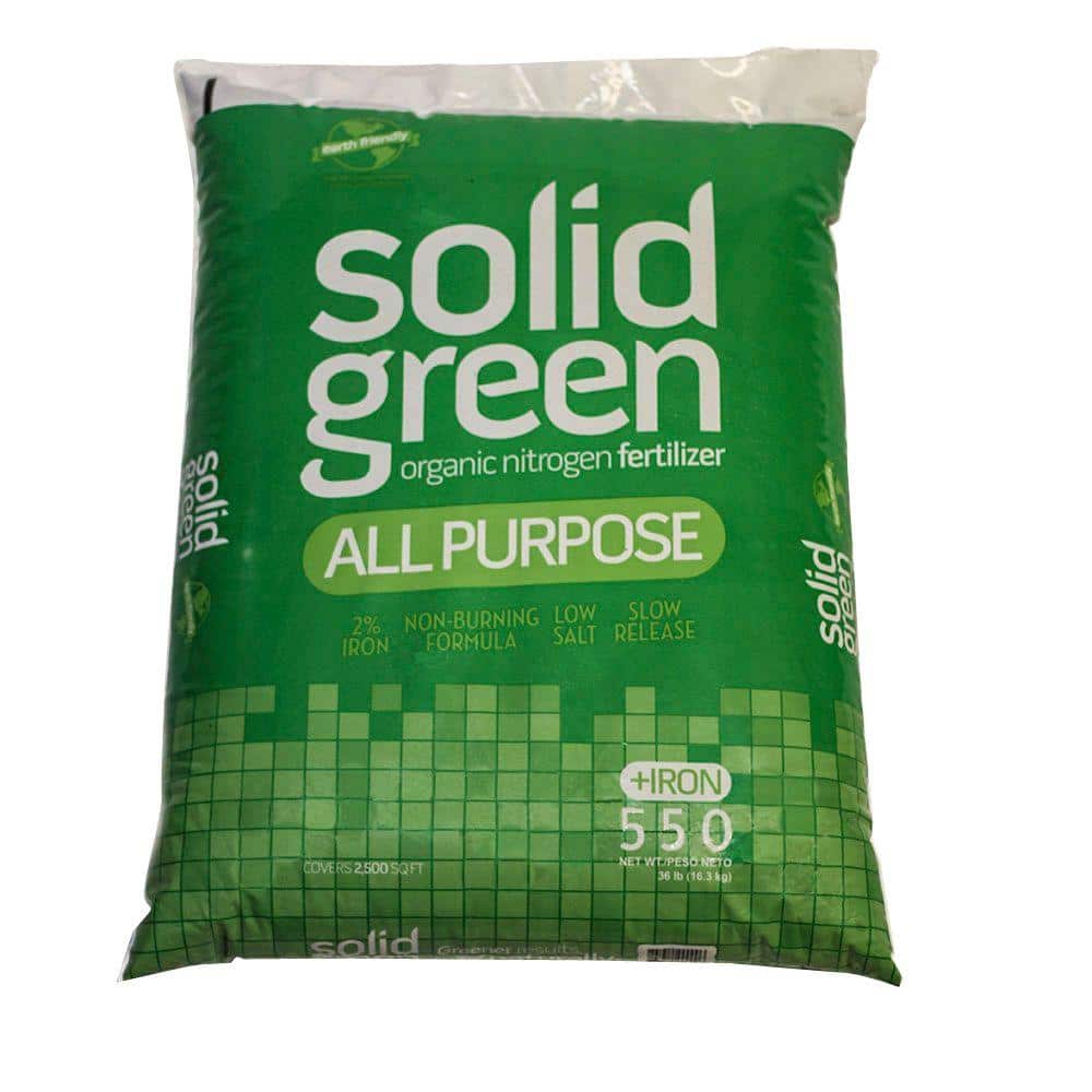 Solid Green Organic Nitrogen Fertilizer 36 lb. All Purpose Fertilizer