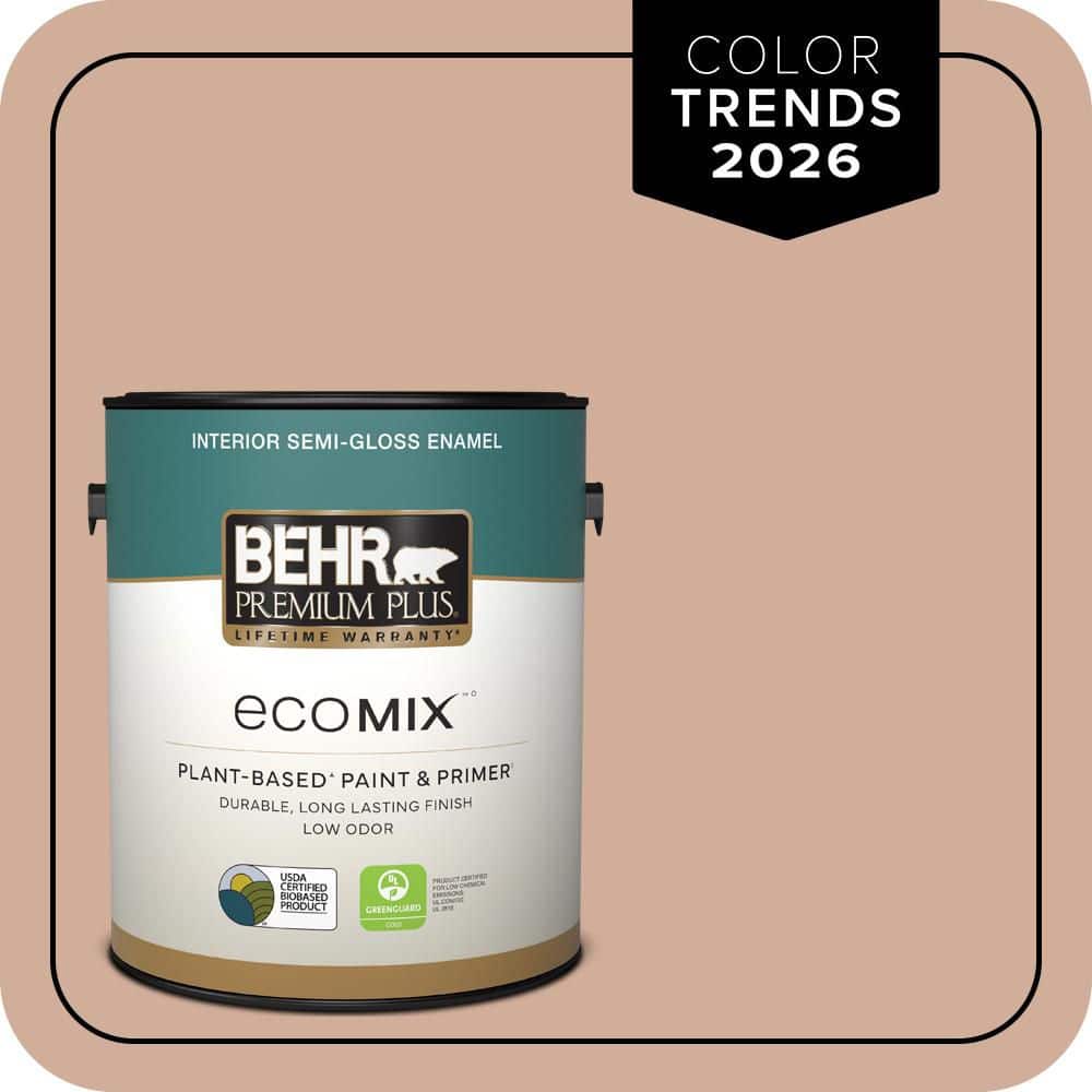 1 gal. #S200-3 Iced Copper Semi-Gloss Enamel EcoMix Plant-Based Interior Paint & Primer price history on PriceWatchPro