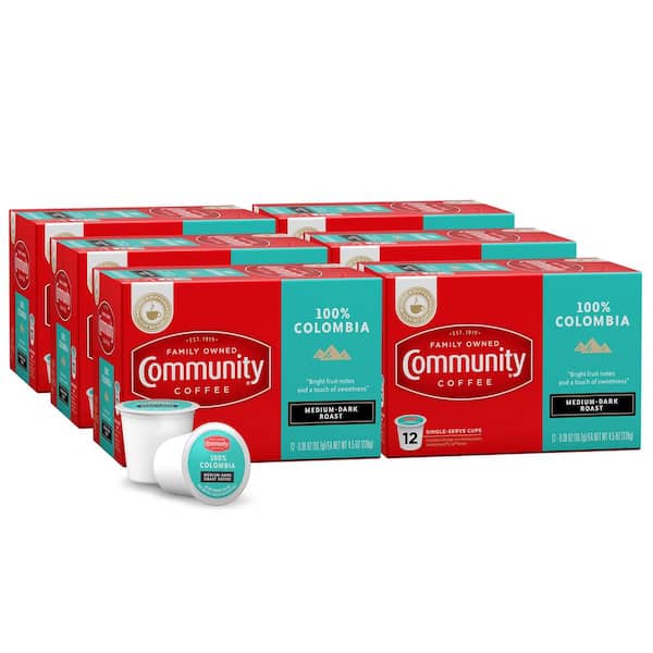 Community Coffee 100% Colombia Altura Premium Single Serve Cups (72-Pack)