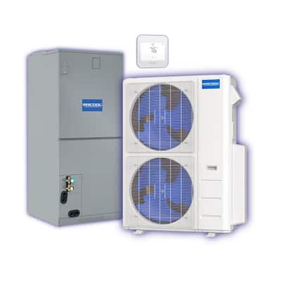 2nd Gen Central Ducted Hyper Heat Complete System 60,000 BTU 5-Ton 16 SEER2 Heat Pump and Air Handler-230-Volt-R454B