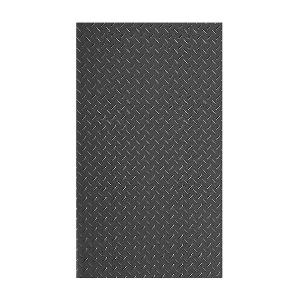 Garage Floor Roll, 4 x 7ft. Garage Flooring Mat, 2. 2mm Thick PVC Diamond Plate Floor Protector Mat, Black, 2025 update