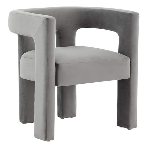 SAFAVIEH Deandre Slate Gray 18.3 in. Wood Dining Chair