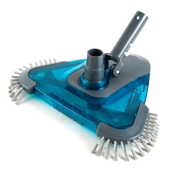 Triangular Vacuum Head with Side Brushes and Swivel Connection for Swimming Pool Vacuum