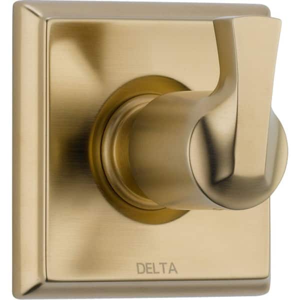Delta Dryden 1-Handle 3-Setting Diverter Valve Trim Kit in Champagne Bronze (Valve Not Included)