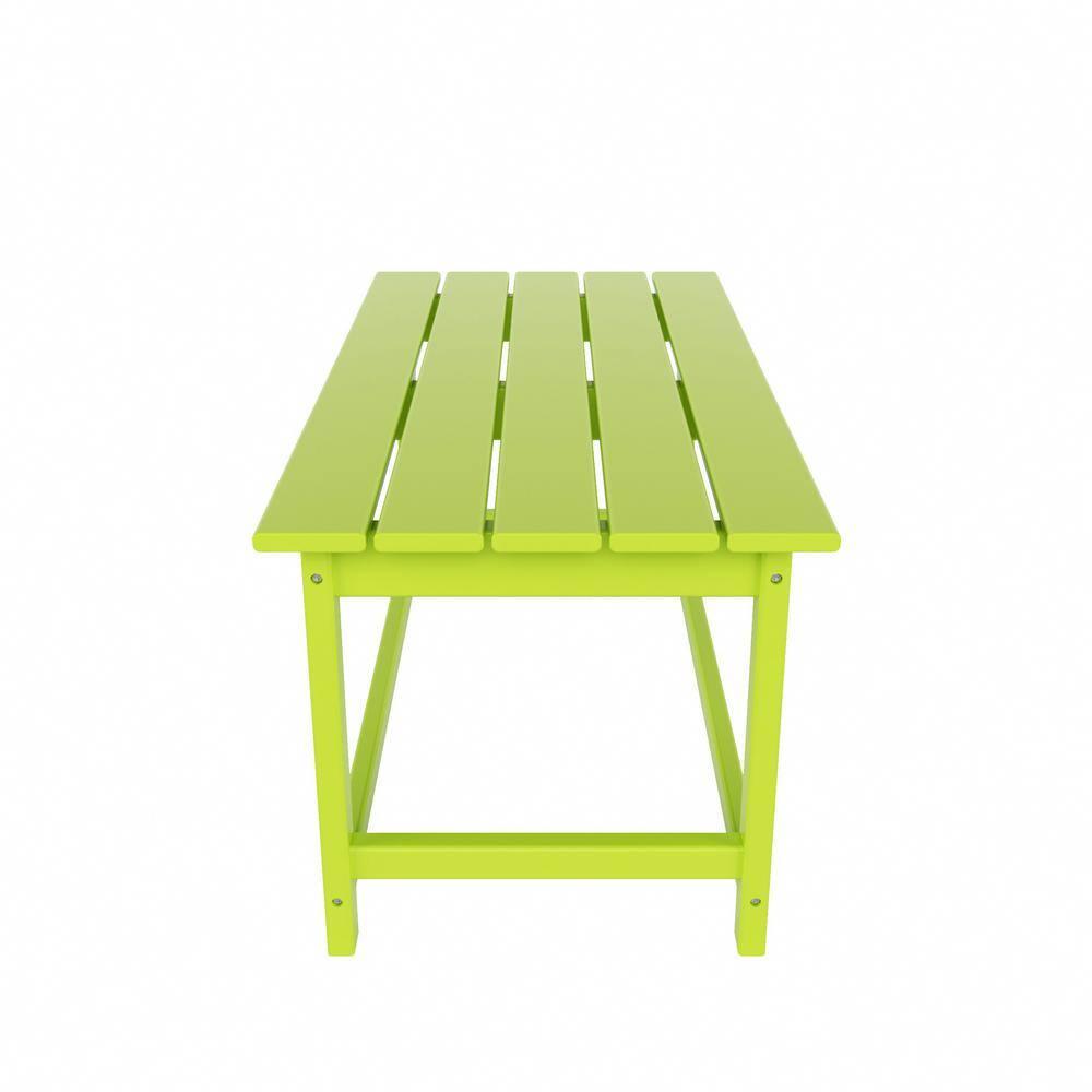 Lime Green Poly Adirondack Outdoor Coffee Table