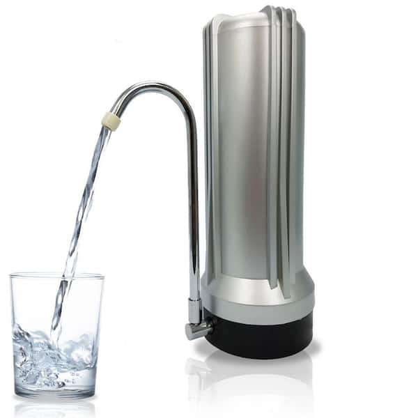 Matterhorn 10-Stage Mineralized Alkaline Countertop Filter in Silver