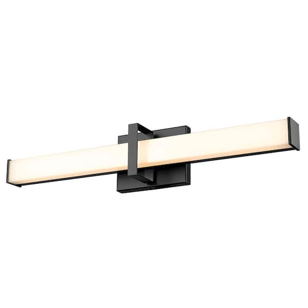 Elon 24 in. Matte Black LED Vanity Light Bar
