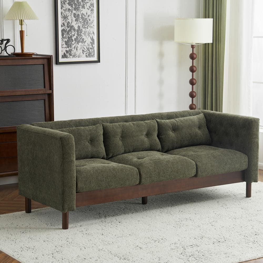 CHRISTOPHER KNIGHT HOME Ember 78 in. Modern Square Arms Polyester ...