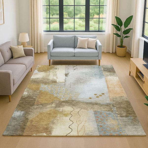 Addison Rugs Mayfield Premium Machine Washable Abstract AMF2127