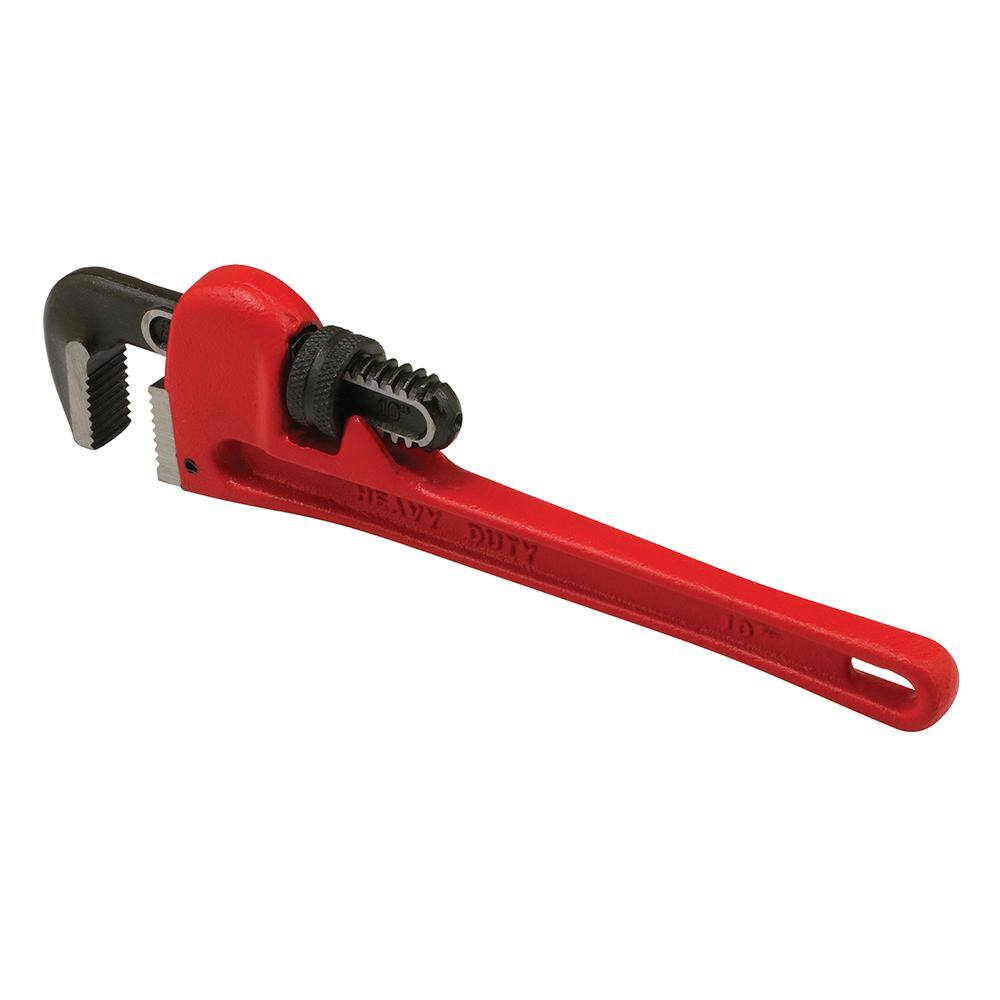 Armour Line Pipe Wrench, Iron 10 in. length-RP77371 - The Home Depot