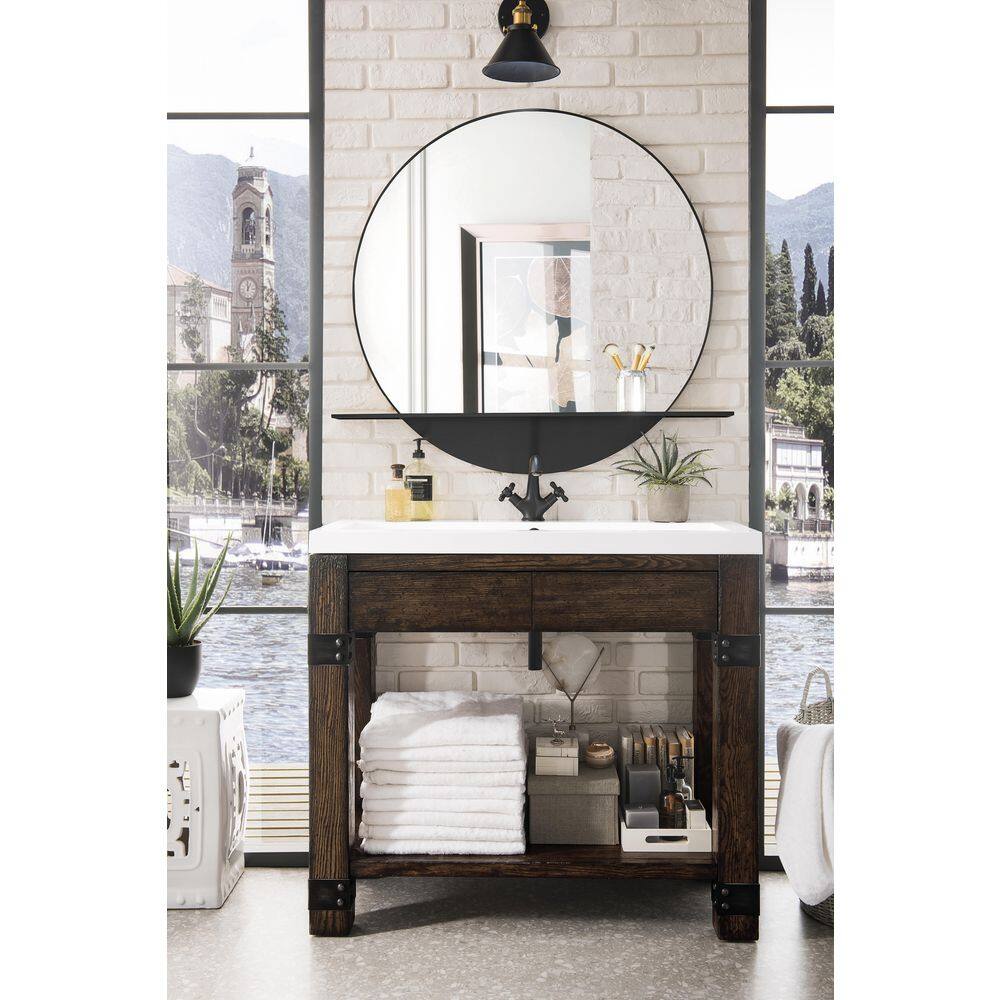 Brooklyn 39.4 in. W Wood Console Sink with Basin and Leg Combo price history on PriceWatchPro