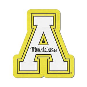 Appalachian State Mountaineers White 2 ft. x 3 ft. Mascot Area Rug