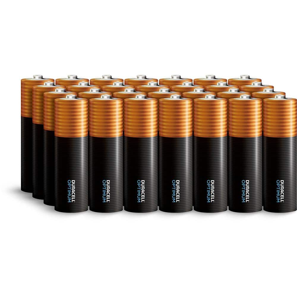 Duracell Optimum AA Battery  Double A Batteries SIOC  28 Pack