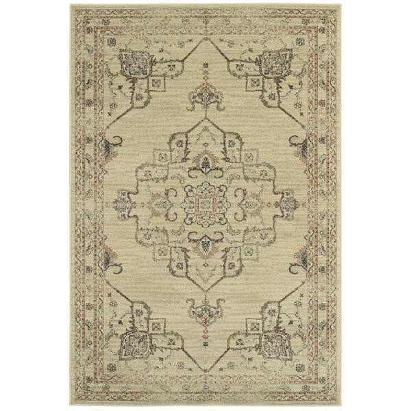 Home Decorators Collection Antiquity Neutral 5 ft. x 8 ft. Area Rug