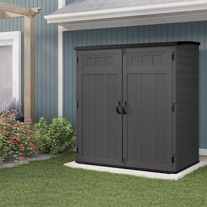 70.5 in. x 44.25 in. x 77.5 in. Extra Large Plastic Vertical Shed