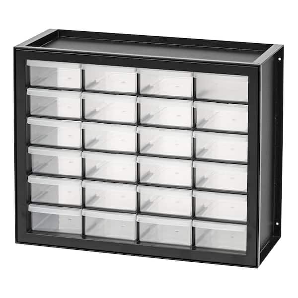 IRIS 24 Drawer Parts Cabinet in Black