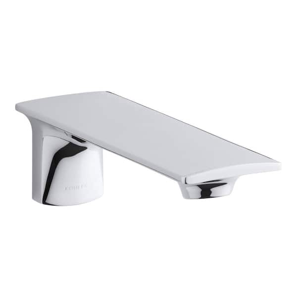 KOHLER Stance Lever Single Handle Wall-Mount Bath Spout in Polished Chrome