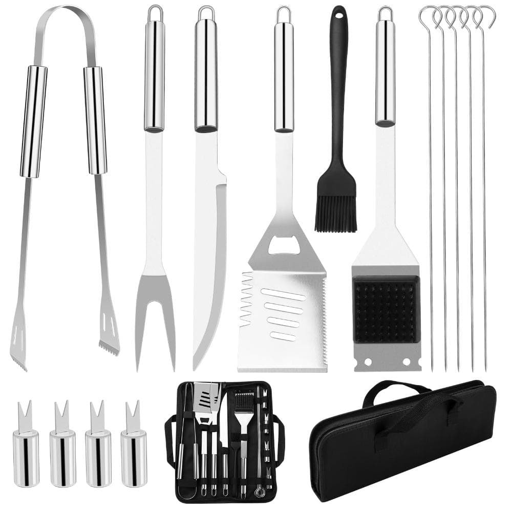 15-Piece Stainless Steel BBQ Grill Utensil Set price history on PriceWatchPro