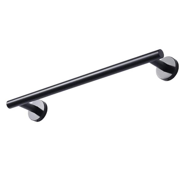 AVITAS 16 in. Wall Mounted Towel Bar Hardware Accessory in Matte Black