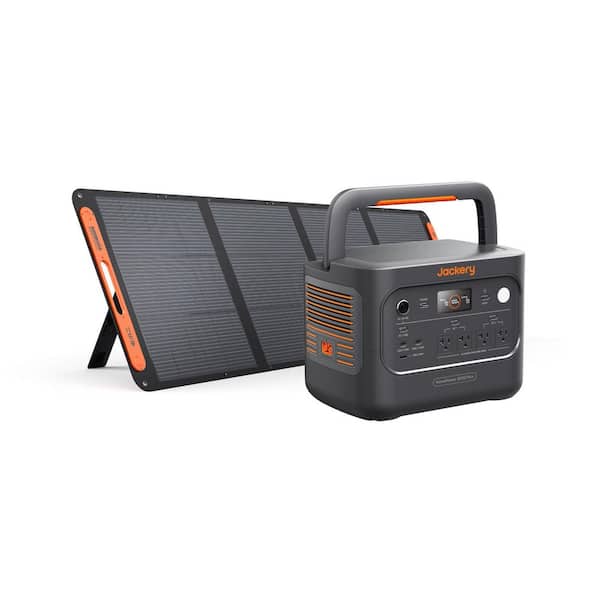 2400W/4800W Push Button Start Solar Generator HomePower 2000 Plus V2 with 1-Piece 200W Solar Panels