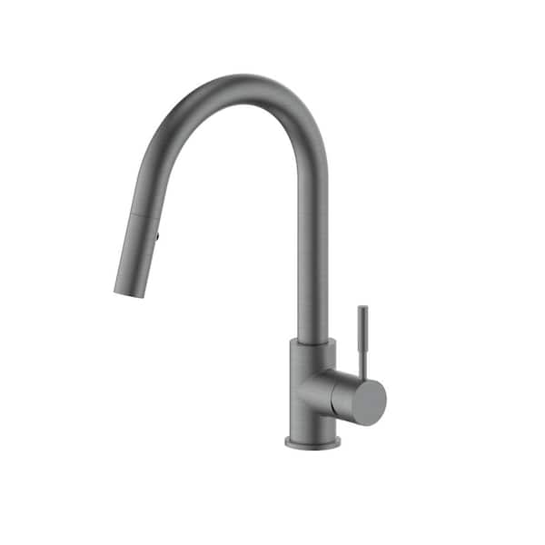 ZLINE Kitchen and Bath ZLINE Arthur Kitchen Faucet in Gun Metal (ATH-KF-GM)
