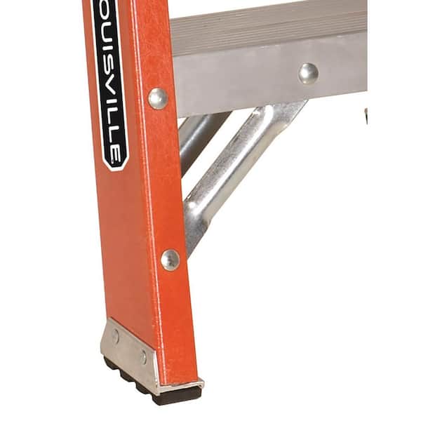 louisville ladder 6-foot fiberglass step ladder, 300-pound capacity