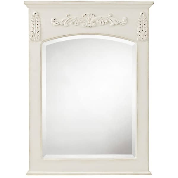Home Decorators Collection 26 In W X, Antique White Bathroom Mirror