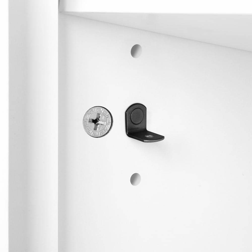 Vegas 30" White Wood Freestanding Single Sink Bathroom Vanity