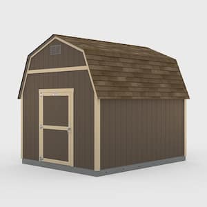 Professionally Installed Tahoe Series Tucson 10 ft. W x 12 ft. D Wood Storage Shed 6 ft. High Sidewall (120 sq. ft.)