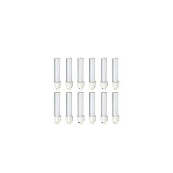 Sunlite 18-Watt Equivalent PLD G24q Base 4 Pin Plug and Play LED Light Bulb Bright White 3000K (12-Pack)