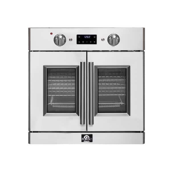 Forno Gallico 30 in. Electric French Door Single Wall Oven Stainless Steel