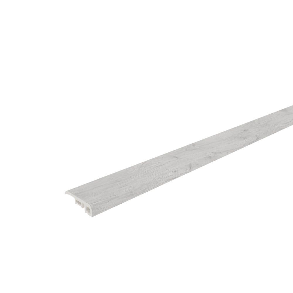 Everlux Premium Flooring Giselle Ice Gray 0.39 in. T x 1.38 in. W x 94.5 in. L Reducer Molding price history on PriceWatchPro